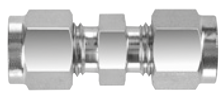ALLFLOWS, Conector unión recta 316 SS, 5000 PSI, OD para tubing