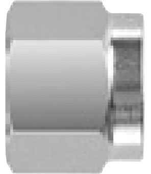 ALLFLOWS, Conector tuerca Nut OD 316 SS, 5000 PSI
