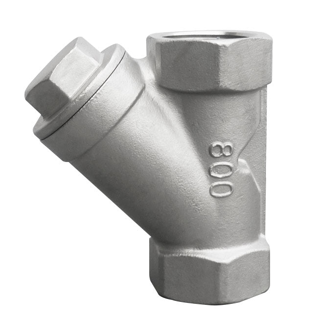Filtro en "Y" de acero inoxidable y laton para mejor calidad de fluidos y vapor