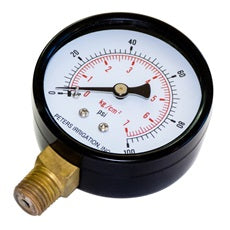 WINTERS, Manómetro Seco Dial 1.5" caja negra conex Vertical 1/4" - Valveco