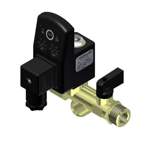 THERMOVAL, Válvula Solenoide NC con Temporizador de 1/2" - Valveco